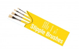 Stipple Brushes - Pack of 4